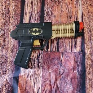 Batman Black and Gold Toy Gun 1990 DC